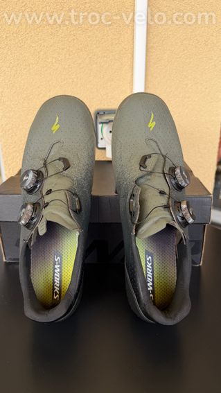 Chaussures SPECIALIZED S-Works Torch – Carbone – Taille 43,5 - Oak Green - 6
