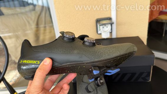 Chaussures SPECIALIZED S-Works Torch – Carbone – Taille 43,5 - Oak Green - 10