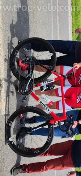 Velo route carbone ridley + roues carbone GIANT SLR - 3