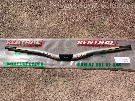 Renthal cintre 35mm/800mm argent