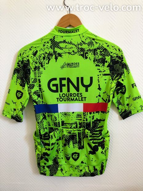 Maillot vélo GFNY Lourdes Tourmalet taille S - 2