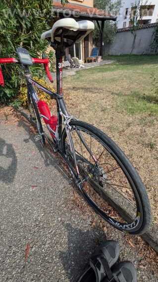 Vélo Route Carbone Time Edge Pulse (T. 53 / S) - 6,7 kg - Roues quasi neuves (+ Chaussures T.44) - 5