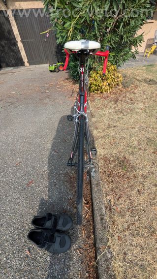 Vélo Route Carbone Time Edge Pulse (T. 53 / S) - 6,7 kg - Roues quasi neuves (+ Chaussures T.44) - 6
