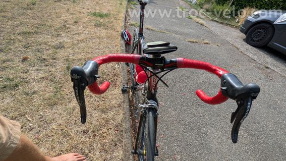 Vélo Route Carbone Time Edge Pulse (T. 53 / S) - 6,7 kg - Roues quasi neuves (+ Chaussures T.44) - 10