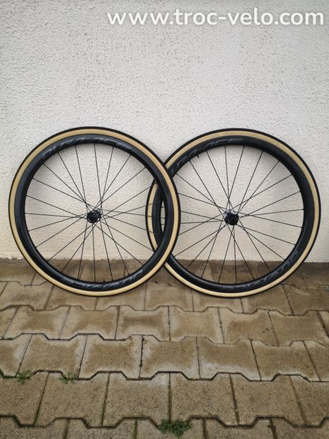 paire roues shimano dura ace C36 + boyaux vittoria corsa - 1