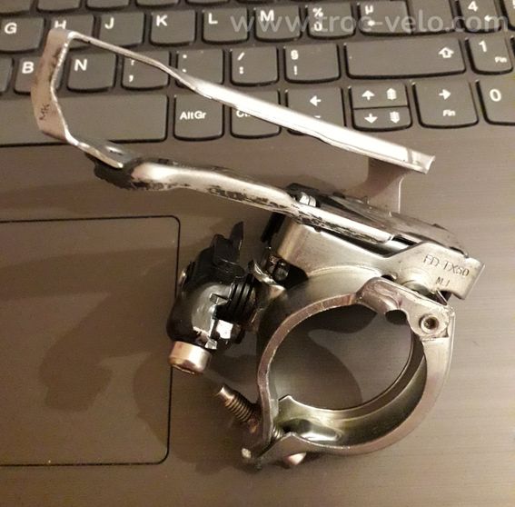 Dérailleur Vtc/Vtt Shimano Tourney TX50 triple 6/7v a collier 34.9mm en Bé - 4