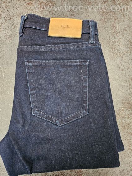  RAPHA JEANS SLIM HOMMES 30/32 BLEU MARINE - 4