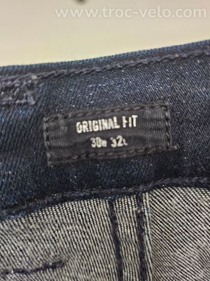  RAPHA JEANS SLIM HOMMES 30/32 BLEU MARINE - 6