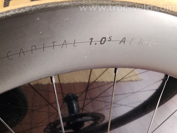 Roues carbone syncros capital aero 60 mm 1470 gr 1.0 S  - 3