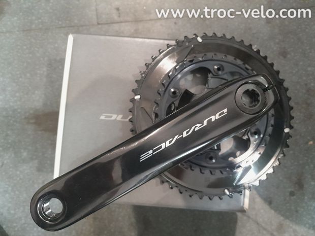 Pédalier Shimano dura ace R9200 175mm compact neuf - 2