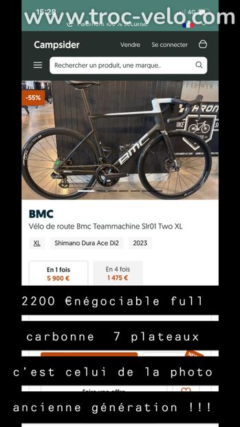 Vélo bmc suisse - 2