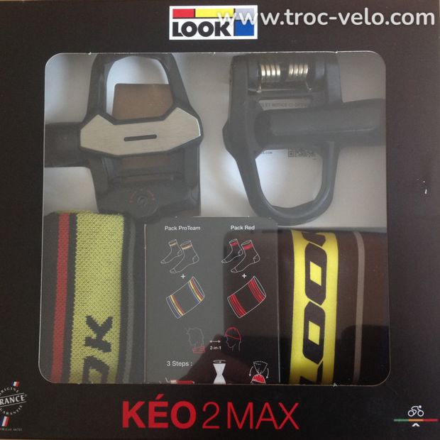 Pédales Route LOOK KEO 2 MAX PRO TEAM PACK ACCESSOIRES S/M - 1