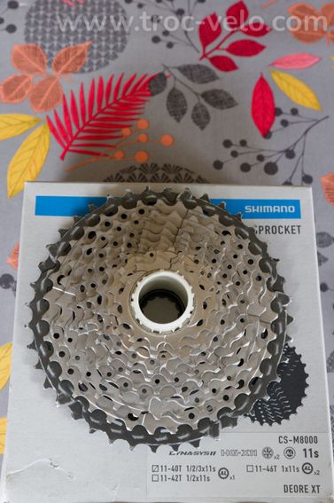 CASSETTE SHIMANO DEORE XT CS-M8000 11x40 - 2