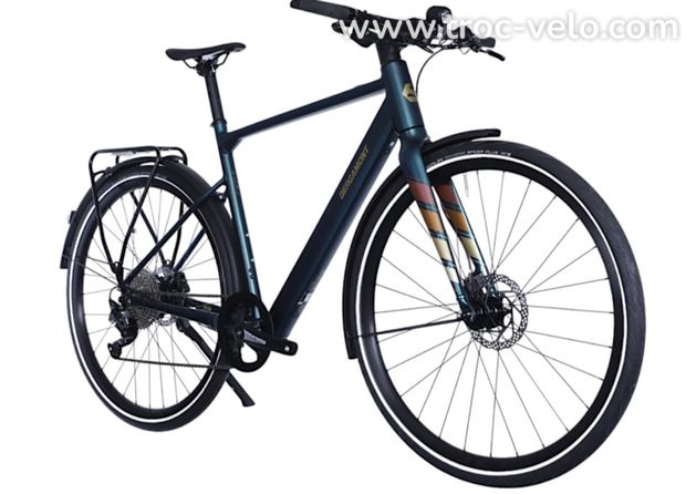 Vélo Ville Electrique Bergamont E-Sweep Tour Shimano Deore 10V Mahle 250Wh Vert 2023 - Vélo d'Exposition - 3