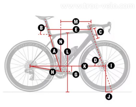 Vélo route Trek Madone SL 7 8e Gen Shimano Ultegra Di2 12v taille S - 6