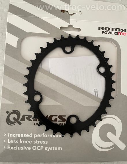 Plateaux ovales ROTOR QRING 52/36 4 TROUS - 3