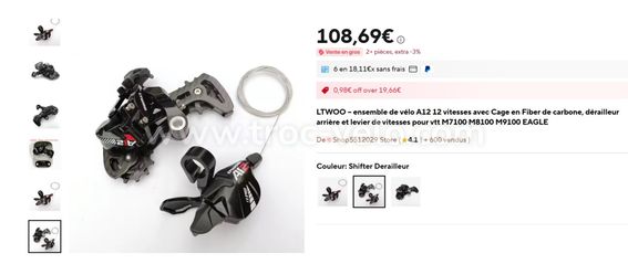 Ensemble Dérailleur Suntour Vintage – Avant Et Arrière Avec Shifter, Vélo Old School