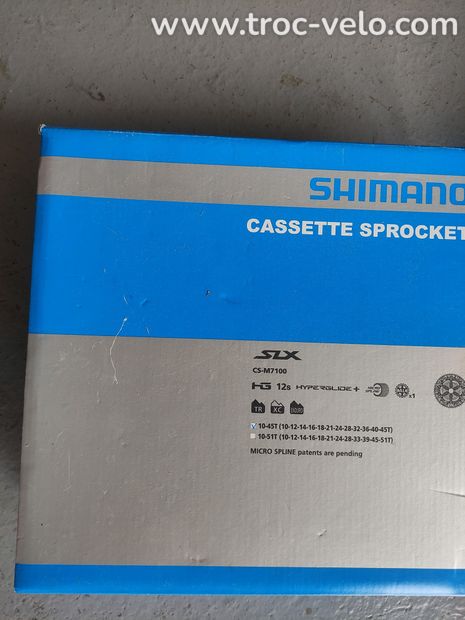 Cassette Shimano slx 12v 10-45 - 1