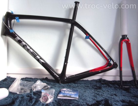 Kit cadre Trek Domane SL carbone NEUF T. 58 -60% - freins patins - 2