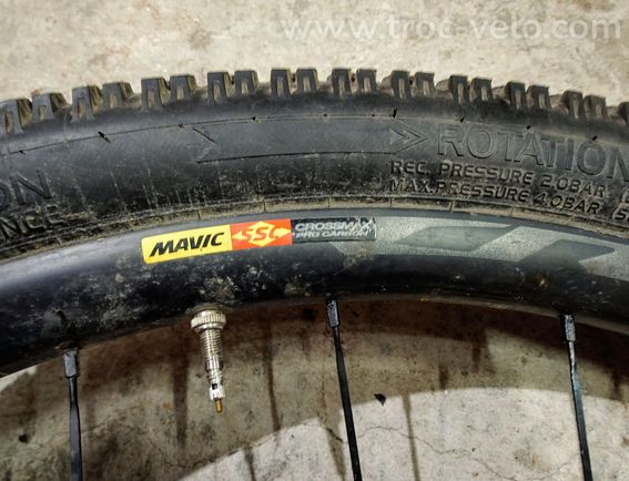 paire de roue VTT Mavic Crossmax carbone - 2
