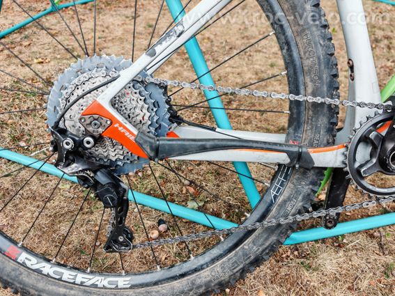 VTT léger en Carbone Haibike freed 7.55 - Shimano XT Mono plateau - Taille S - 40 Ado Adulte 10.70Kg - 5