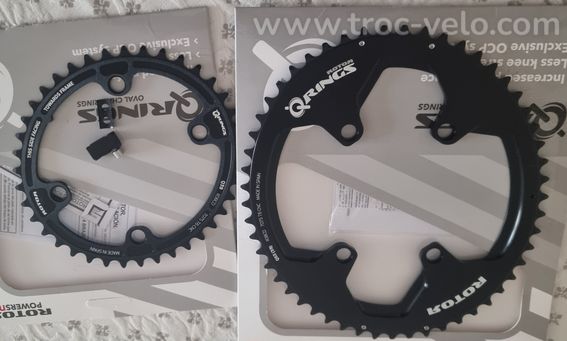 Plateaux Rotor Qrings oval 53-39 neuf  - 2