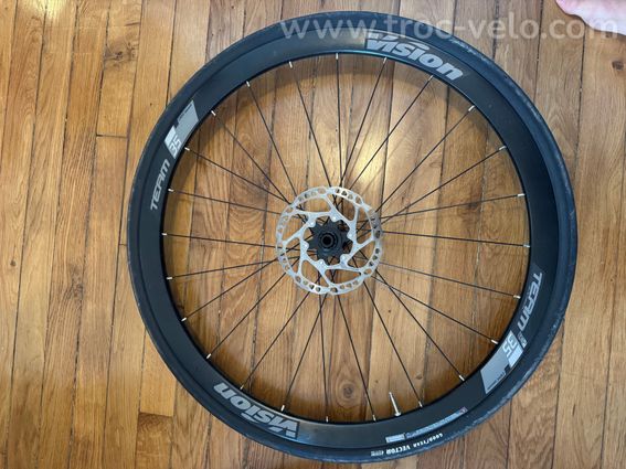🚴 Paire de roues Vision Team 35 (disque) + pneus Goodyear Vector 4Seasons