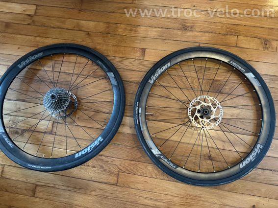 🚴 Paire de roues Vision Team 35 (disque) + pneus Goodyear Vector 4Seasons - 3