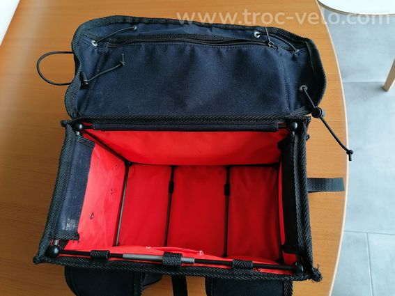 Sacoche Berthoud guidon vélo sans décaleur 22 - Entièrement noir - 3