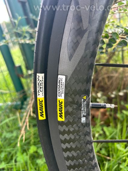 Nakamura Century 500C carbone – Mavic Cosmic Pro Carbon Exalith carbone – vélo de route - 5