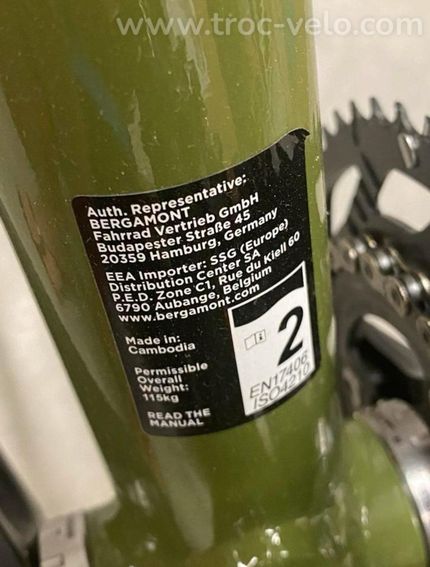 NEUF Vélo Bergamont Grandurance 6 , 10 vitesses + accesoires - 5