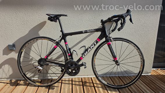 Vélo cyclisme sur route Giant Advanced TCR T-Mobile
