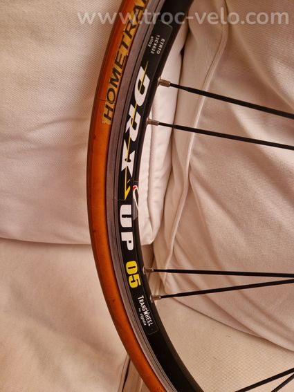 Roue arrière DRX up + pneu home trainer (roue pour home trainer