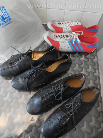 VELO SINGER HERSE EROICA 3 PAIRES DE CHAUSSURES VINTAGE - 5