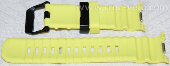 Bracelet en silicone pour Samsung Galaxy Watch 8 classique 46mm - jaune fluo - 2