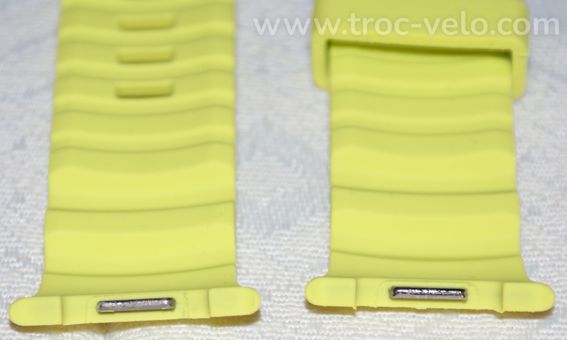 Bracelet en silicone pour Samsung Galaxy Watch 8 classique 46mm - jaune fluo - 3