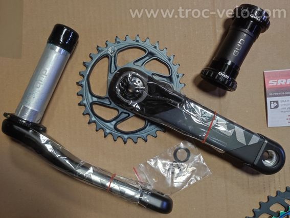 Groupe complet Transmission VTT Sram XX1 Eagle X-Sync Carbon 12v Dub Boost 32 Dents 175mm Neuf - 2