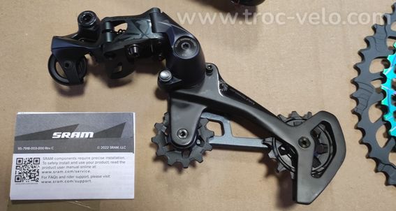 Groupe complet Transmission VTT Sram XX1 Eagle X-Sync Carbon 12v Dub Boost 32 Dents 175mm Neuf - 4