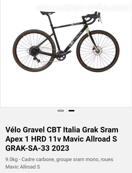 Gravel CBT ITALIA taille S - 6