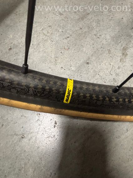 Paire de roue carbone Mavic Ksyrium patins  - 7
