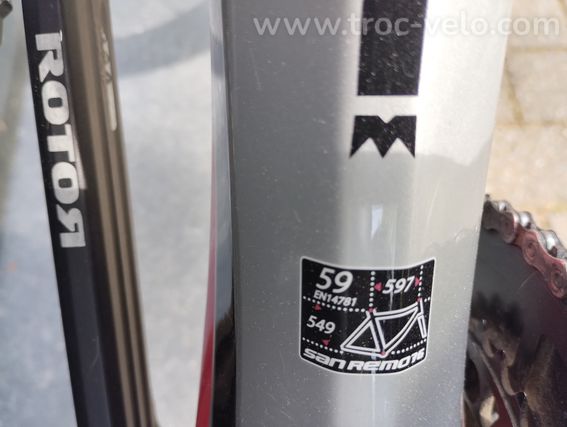Eddy Merckx San Remo 76 carbone T59 - 14
