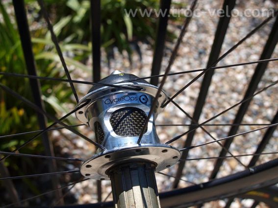 Paire de roues Mavic CXR-60 carbone boyaux avec freins sur jante. - 3