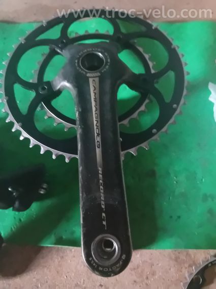 Groupe campagnolo record titanium compact 10 vitesses  - 2