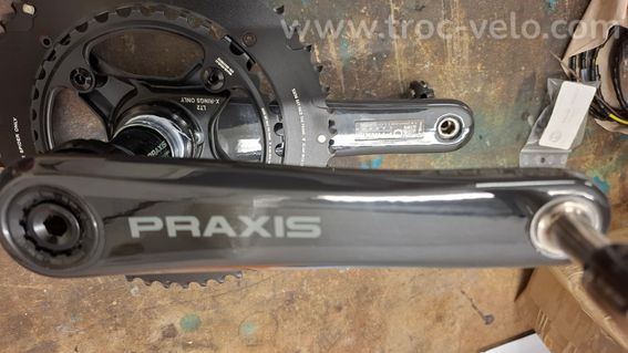 Pédalier Praxis Zayante carbon 175mm 52/36 - 3