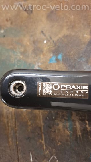 Pédalier Praxis Zayante carbon 175mm 52/36 - 4