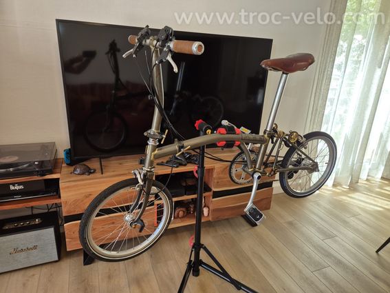 Brompton C Line Superlight Raw Lacquer M6 "Naked" – Vélo pliant - 2