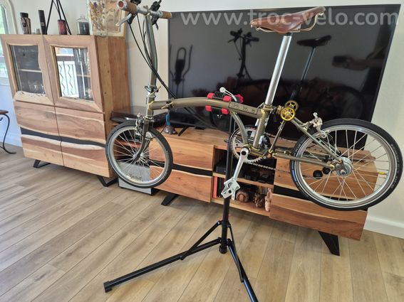 Brompton C Line Superlight Raw Lacquer M6 "Naked" – Vélo pliant - 3