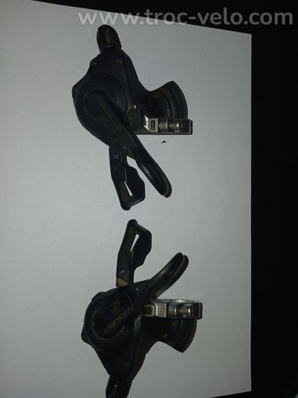 Paire commande vitesses SHIMANO SLX 2/3 10v - 2