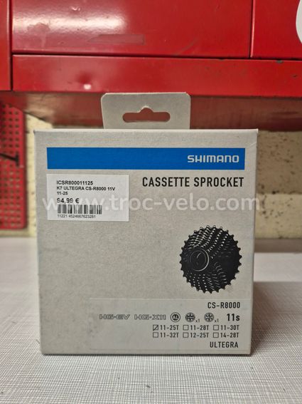 Cassette vélo route neuve Shimano ultegra 11 vitesses 11 25