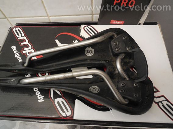 SELLE ROUTE SMP STRATOS CUIR NOIR! PARFAIT ETAT! - 2